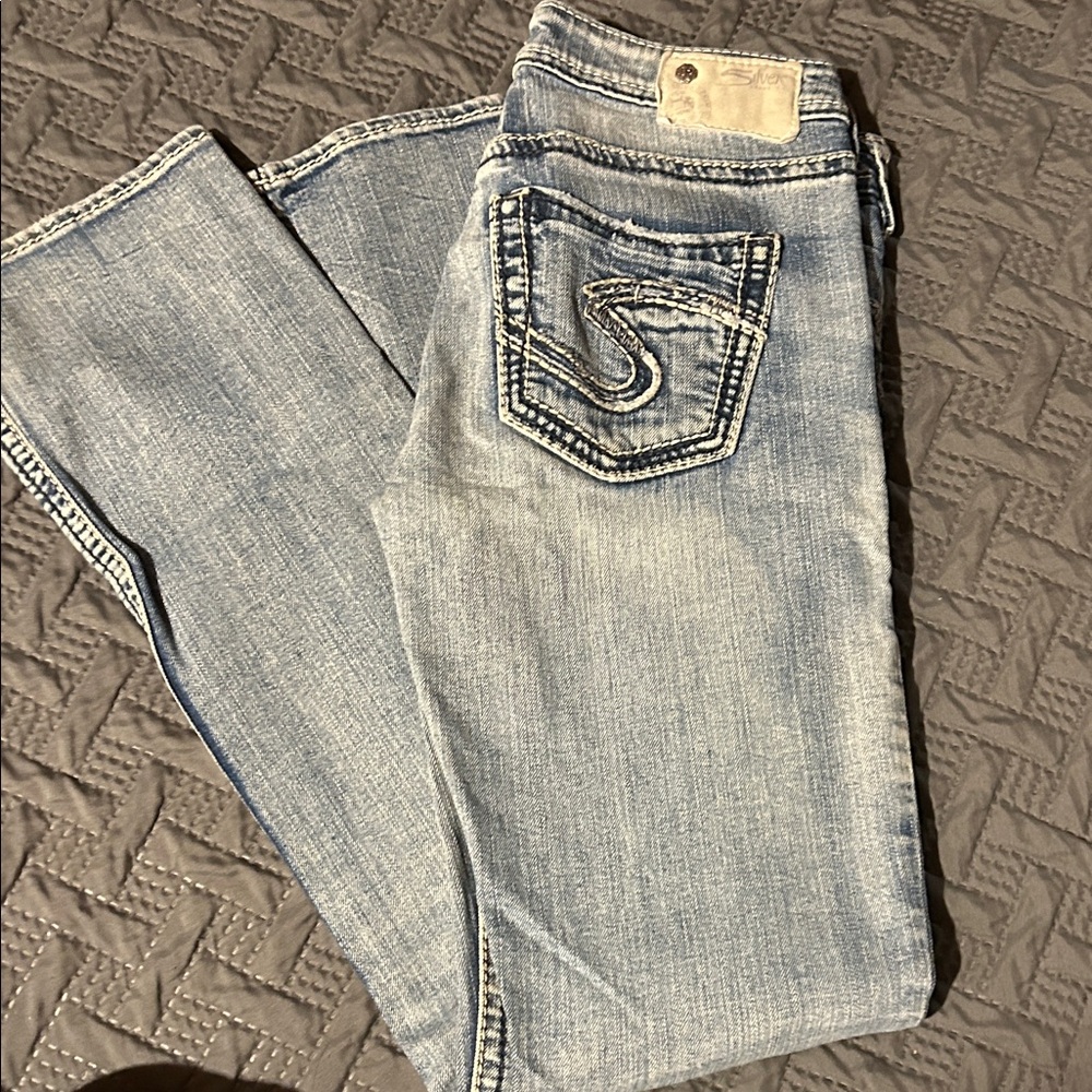 Silver Jeans Light Blue Boot Cut Women's Jeans